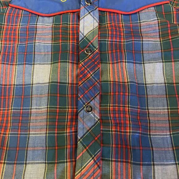 Vintage Texson Western Cowboy Pearl Snap Button Baby Toddler Boys Shirt 2T - Picture 2 of 8